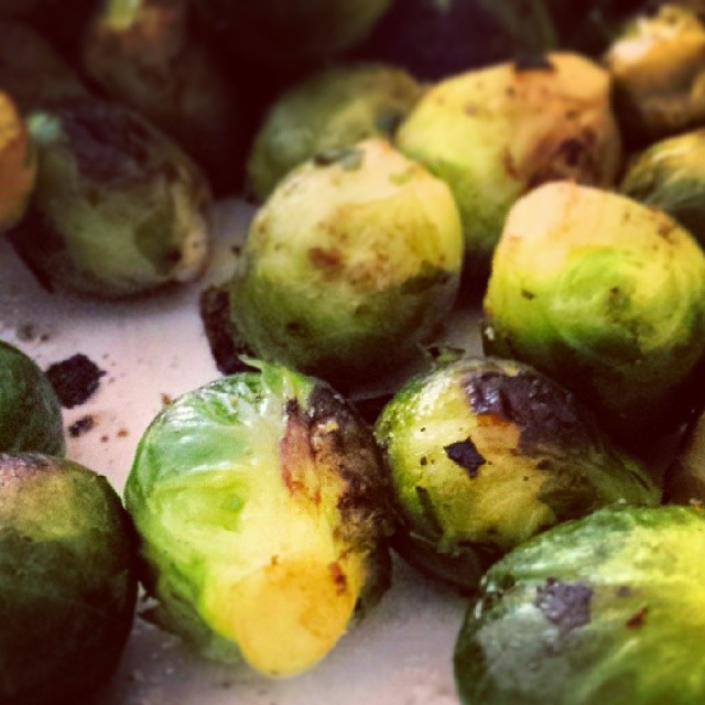 Super Simple Roasted Brussels Sprouts