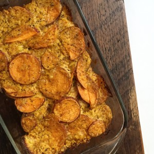 AIP/Paleo Sweet Potato Au Gratin