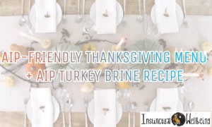 aip friendly thankgiving menu and turkey brine